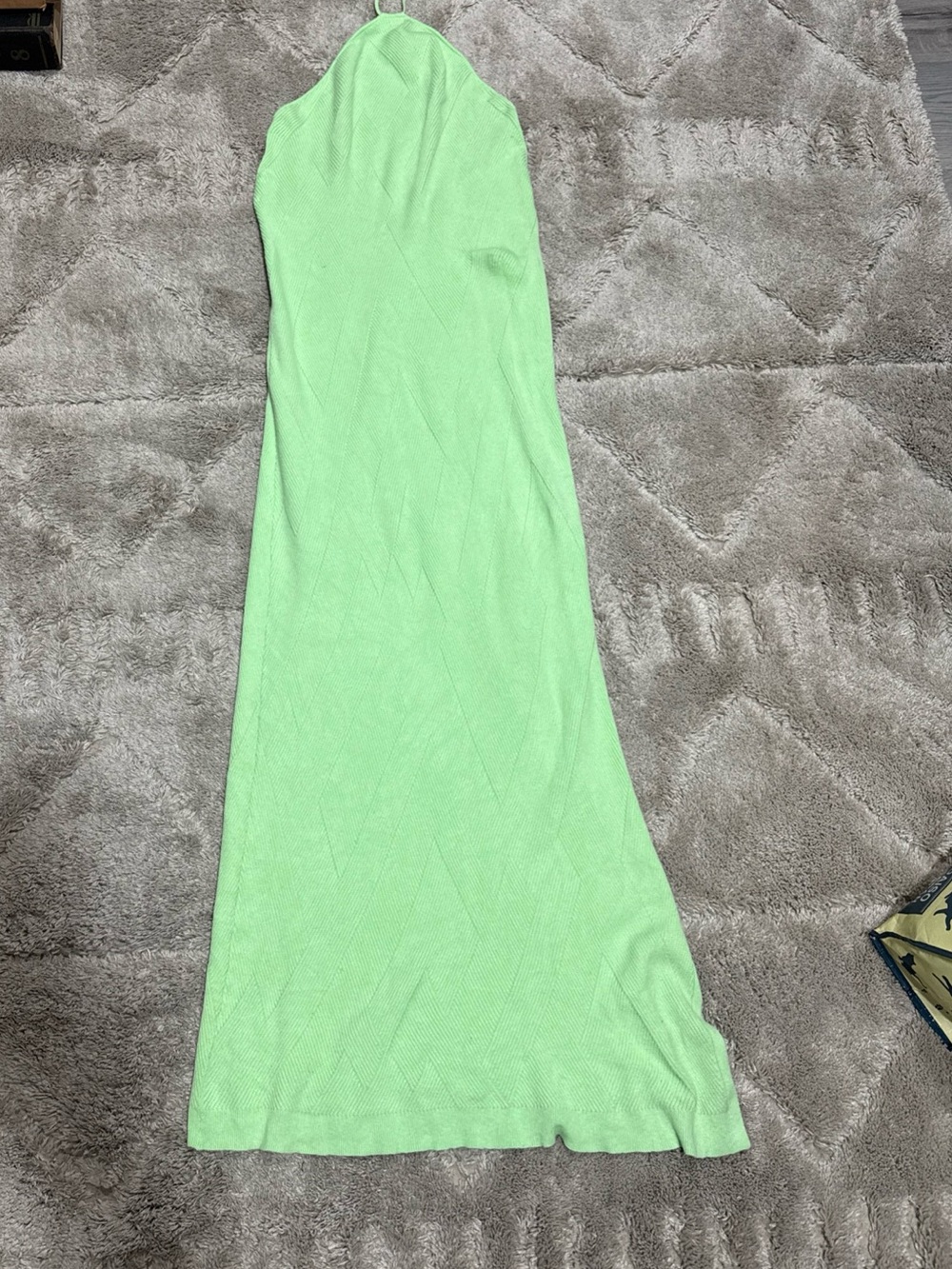 Women’s Free People Beach Light Green Halter Dress Sz XL